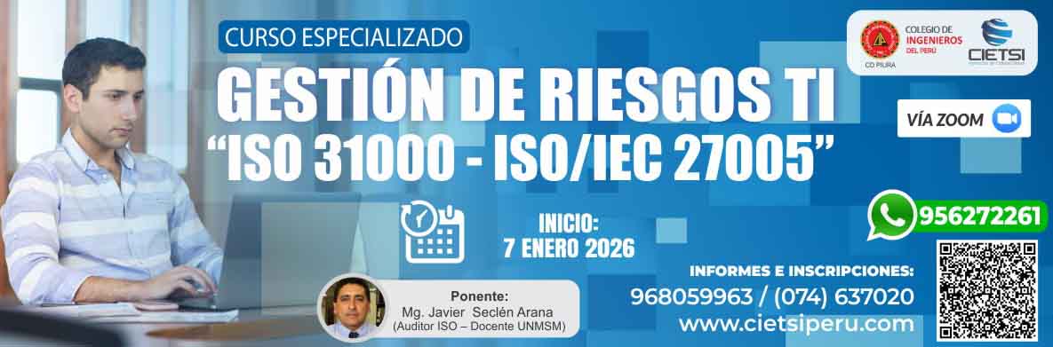 curso especializado gestiOn de riesgos de seguridad de la informaciOn alineado a las normas iso 31000 e iso iec 27005 ediciOn 2026